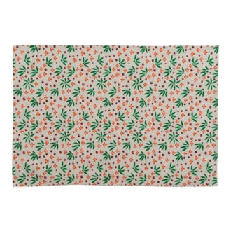 Designer cotton tea towel summers end floral