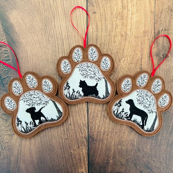 Dog Pet Paw Hanging Decoration