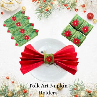 Folk Art Napkin Holders