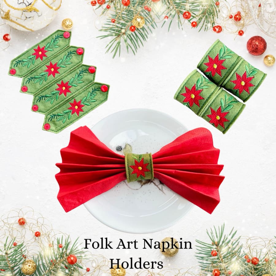 Folk Art Napkin Holders