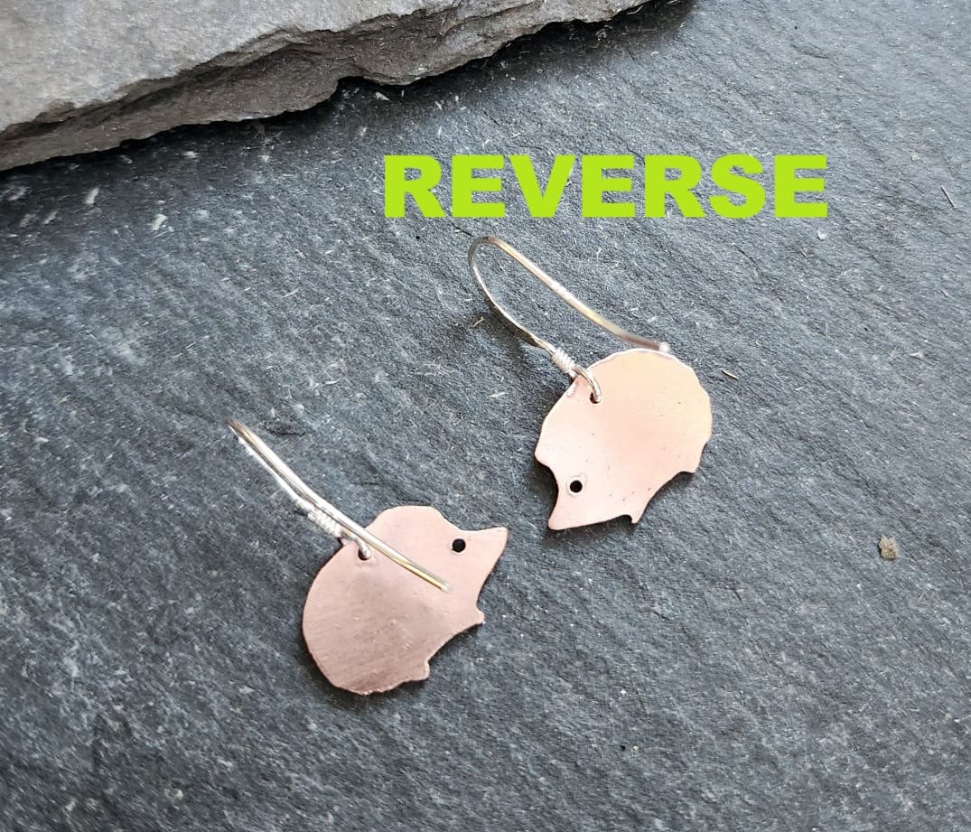 hedgehog earrings