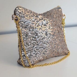 Bridal evening bag in gold