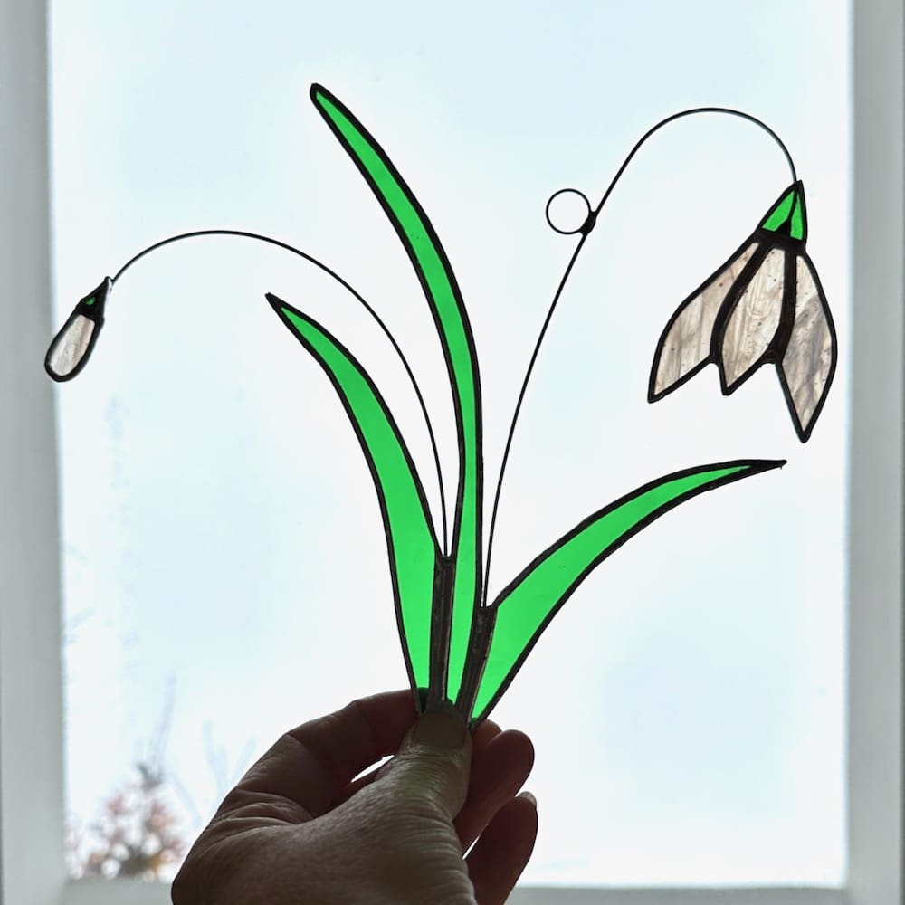 Snowdrop suncatcher