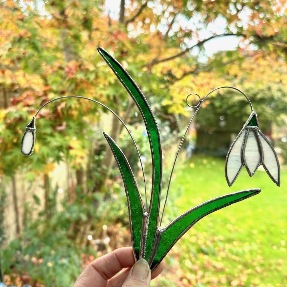 Snowdrop suncatcher