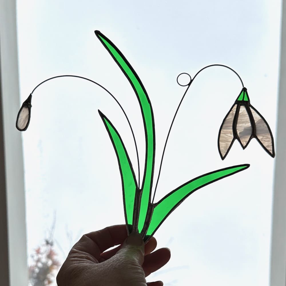 Snowdrop suncatcher