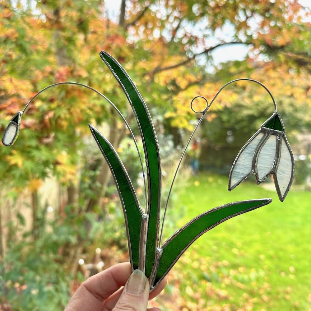 Snowdrop suncatcher