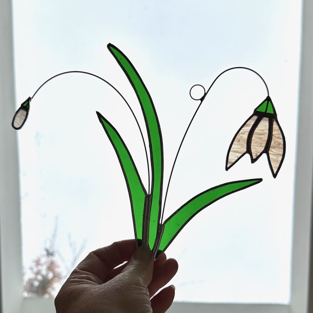 Snowdrop suncatcher