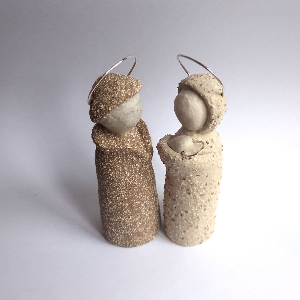 Mini Ceramic Nativity Set