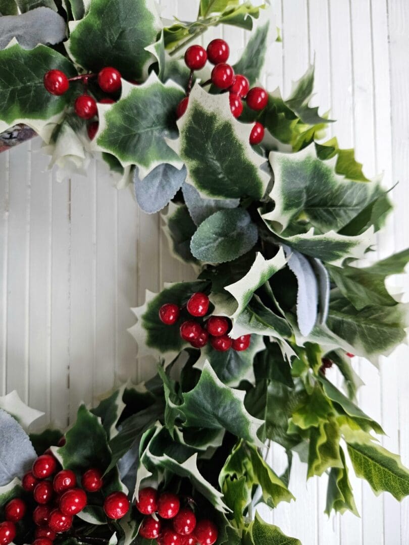 Traditional Holly Wreath