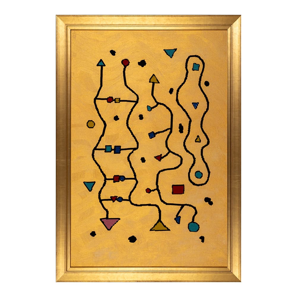 Un DNA woven tapestry of life original painting