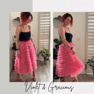 Pink Layered Skirt