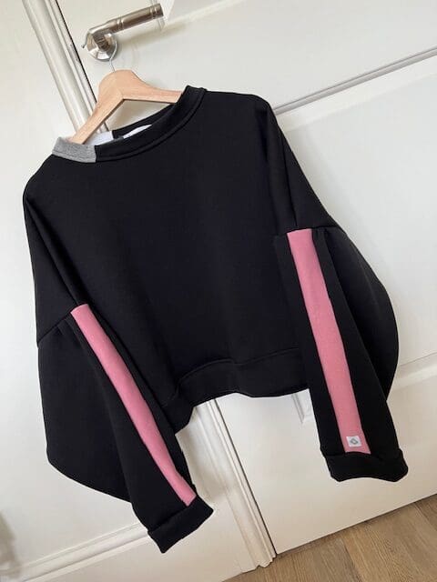 Black Cropped Sweater