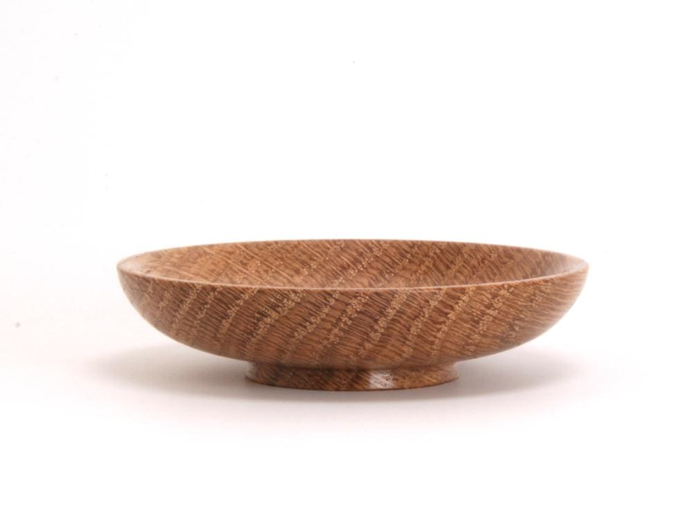 English Brown Oak Ring/Jewellery/Trinket Bowl/Dish