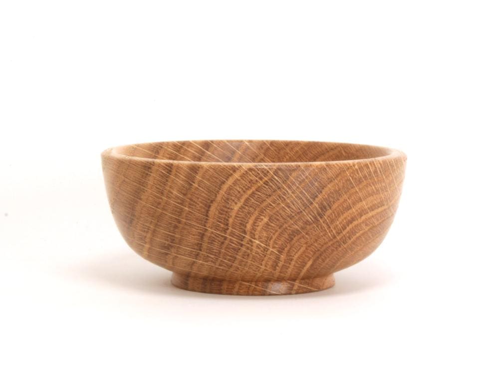 English Oak Small Wooden Bowl - Handmade