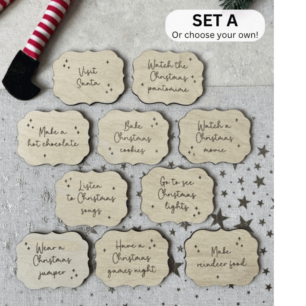 Fillable advent calendar activities for kids