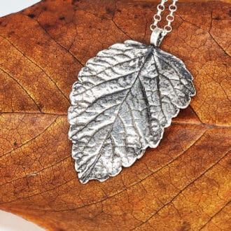 fine silver pendant necklace _1 large