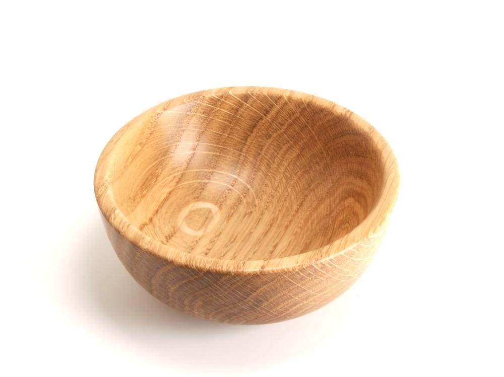 English Oak Small Wooden Bowl