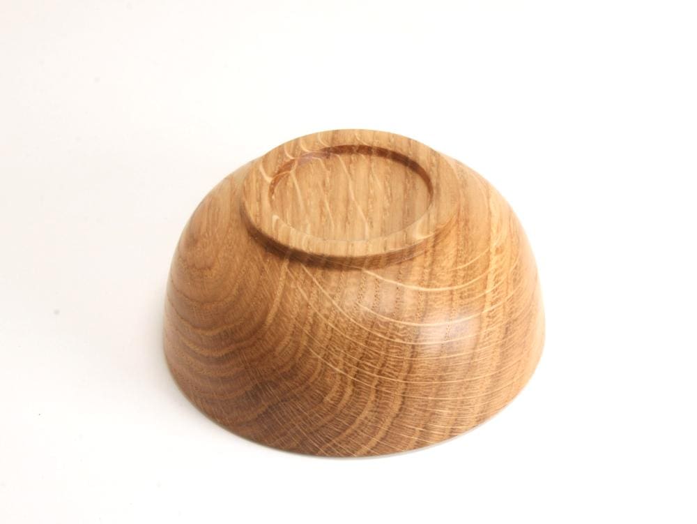 English Oak Small Wooden Bowl