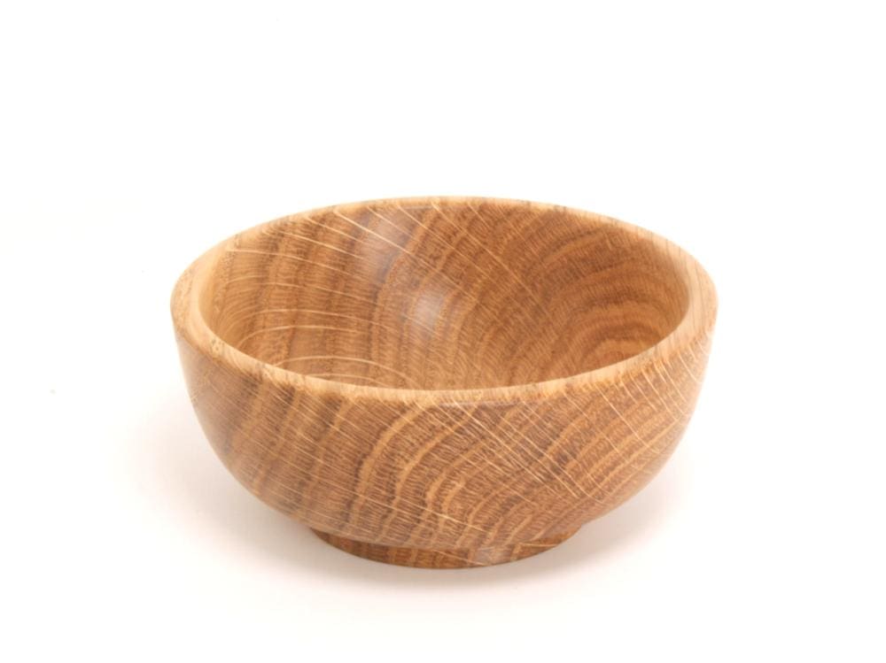 English Oak Small Wooden Bowl