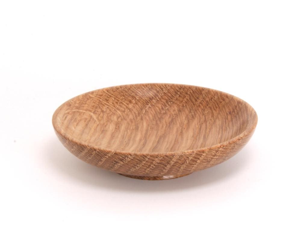 English Brown Oak Ring/Jewellery/Coin Bowl or Dish