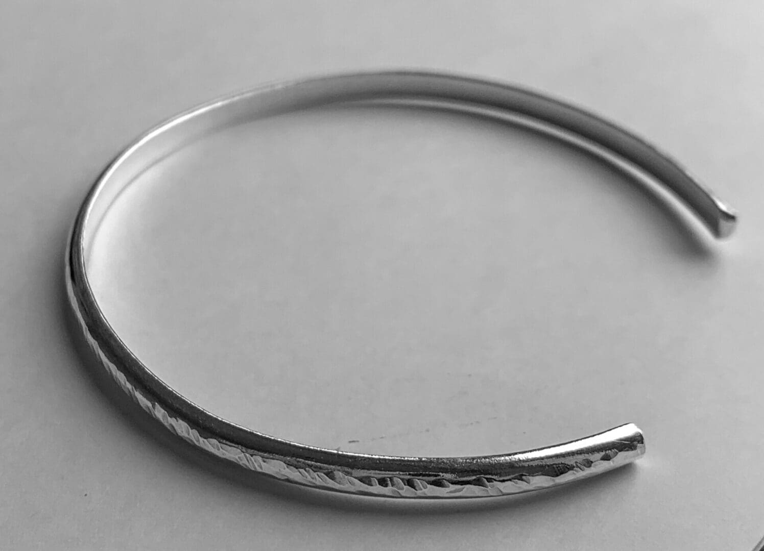 silver cuff bangle