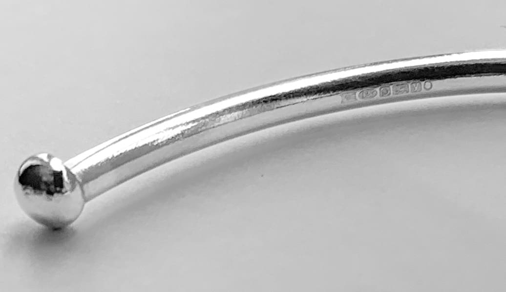 Silver bangle