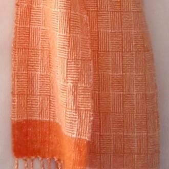 cover image log cabin orange hem