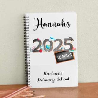 2025 school leavers notebook