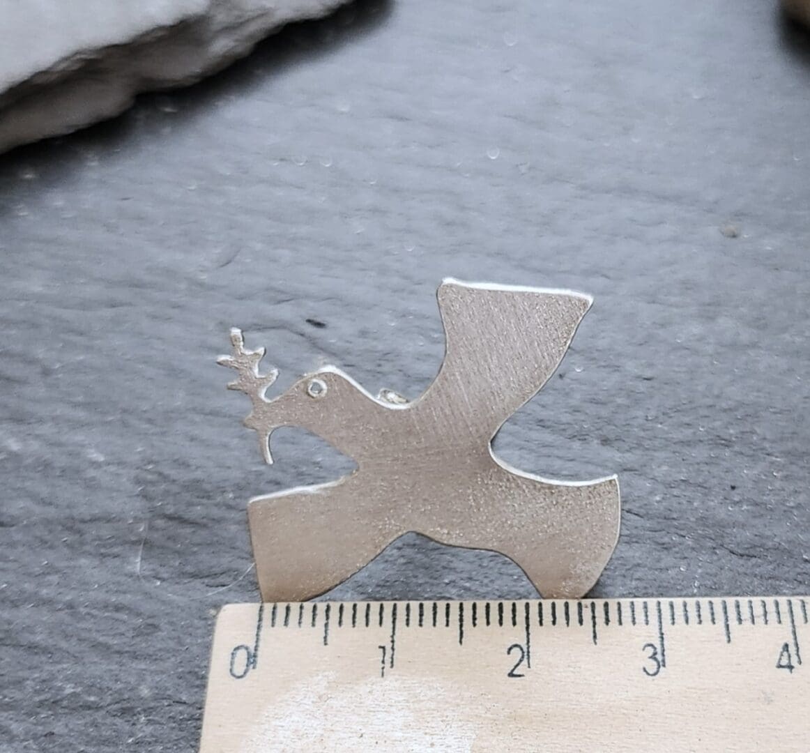 Dove brooch