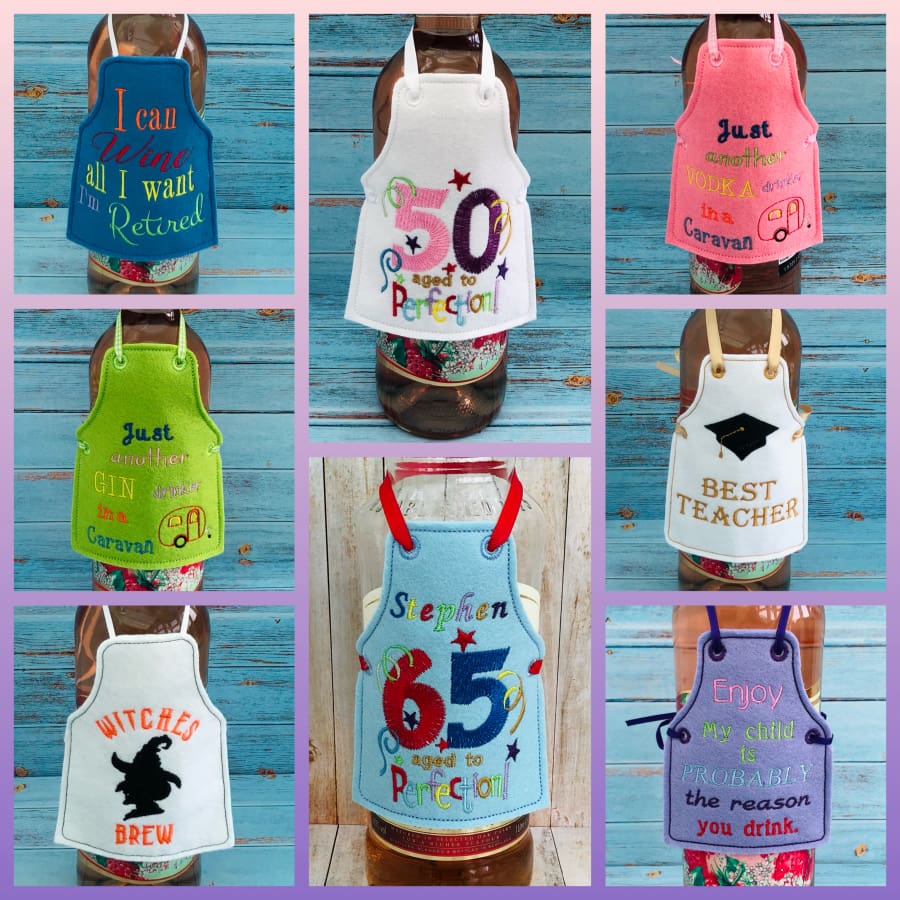 Personalised Bottle Apron Various