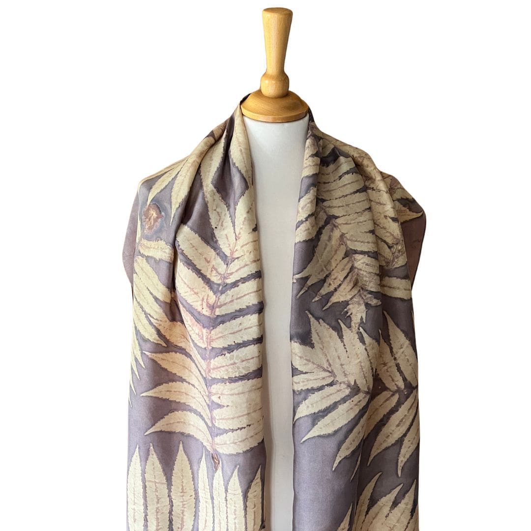 Sumach-Storm-Purple-Silk-Scarf-with-Eco-Printed-Sumach-Leaf-Design