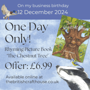 Business Birthday offer on The Chestnut Tree Book by Jenni Robson