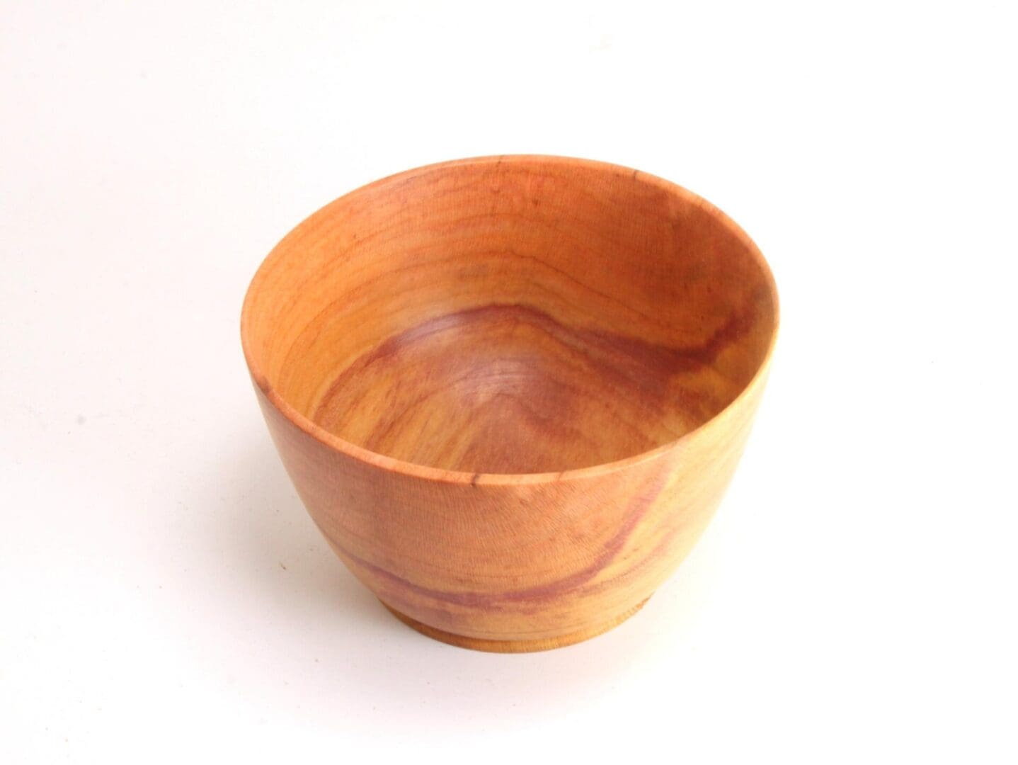 Small Cup Shaped Wooden Bowl from Windfall Damson Tree - Handmade