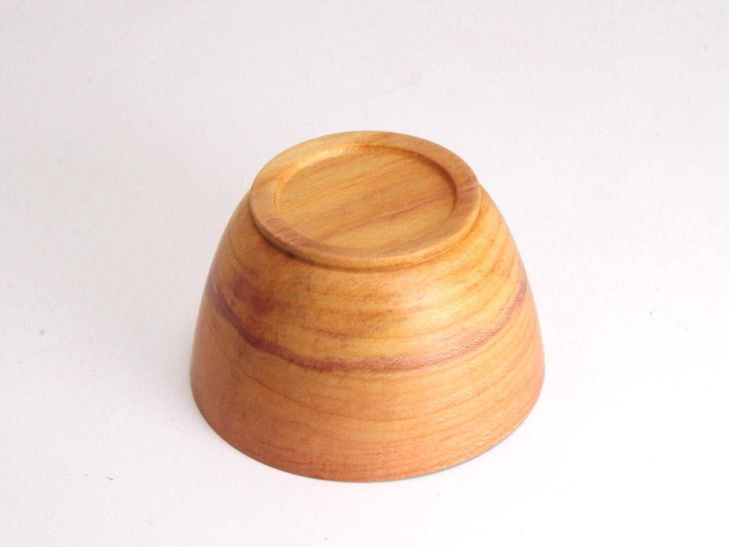 Small Cup Shaped Wooden Bowl from Windfall Damson Tree - Handmade