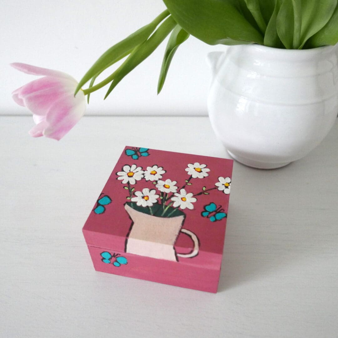 Dusty Pink Trinket decorative storage box