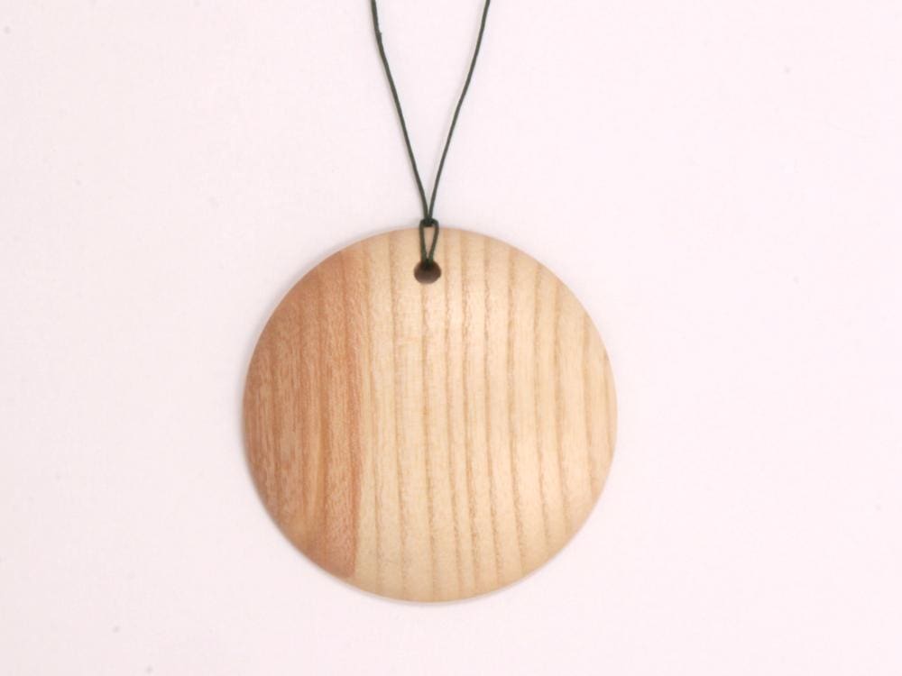 English Ash Wooden Pendant/Necklace - Handmade