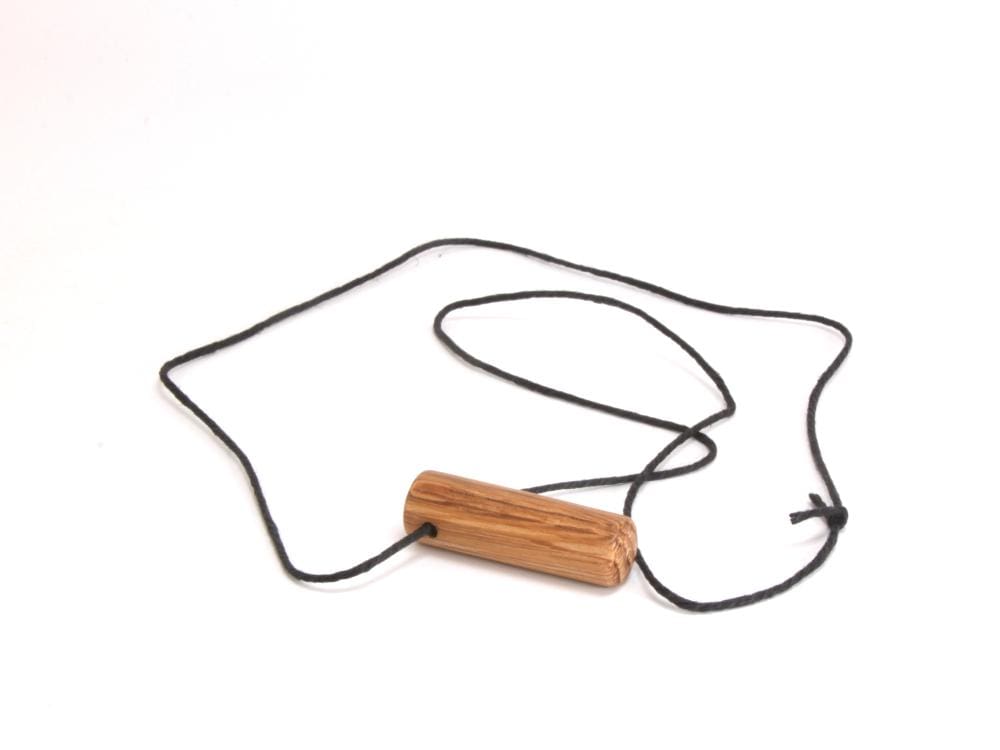 English Oak Wooden Pendant/Necklace - Handmade