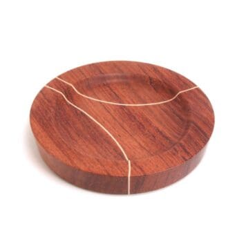 Red Ring/Jewellery/Trinket Bowl/Dish - Handmade from Wood