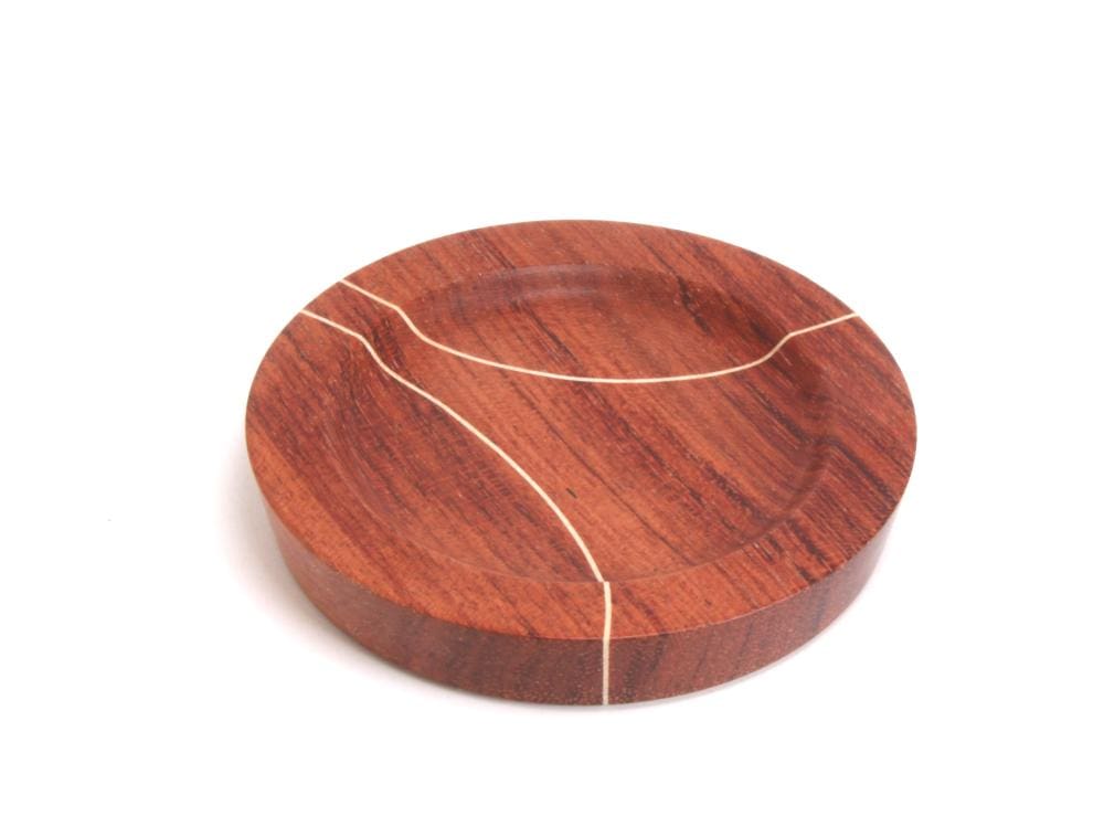 Red Ring/Jewellery/Trinket Bowl/Dish - Handmade from Wood