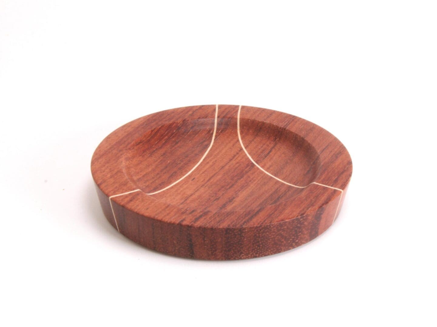 Red Ring/Jewellery/Trinket Bowl/Dish - Handmade from Wood