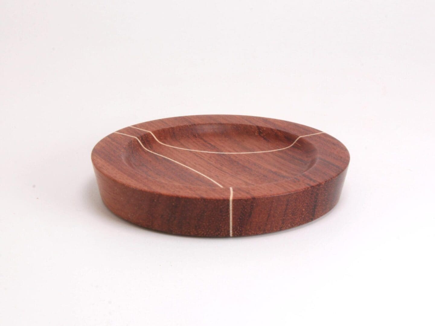 Red Ring/Jewellery/Trinket Bowl/Dish - Handmade from Wood