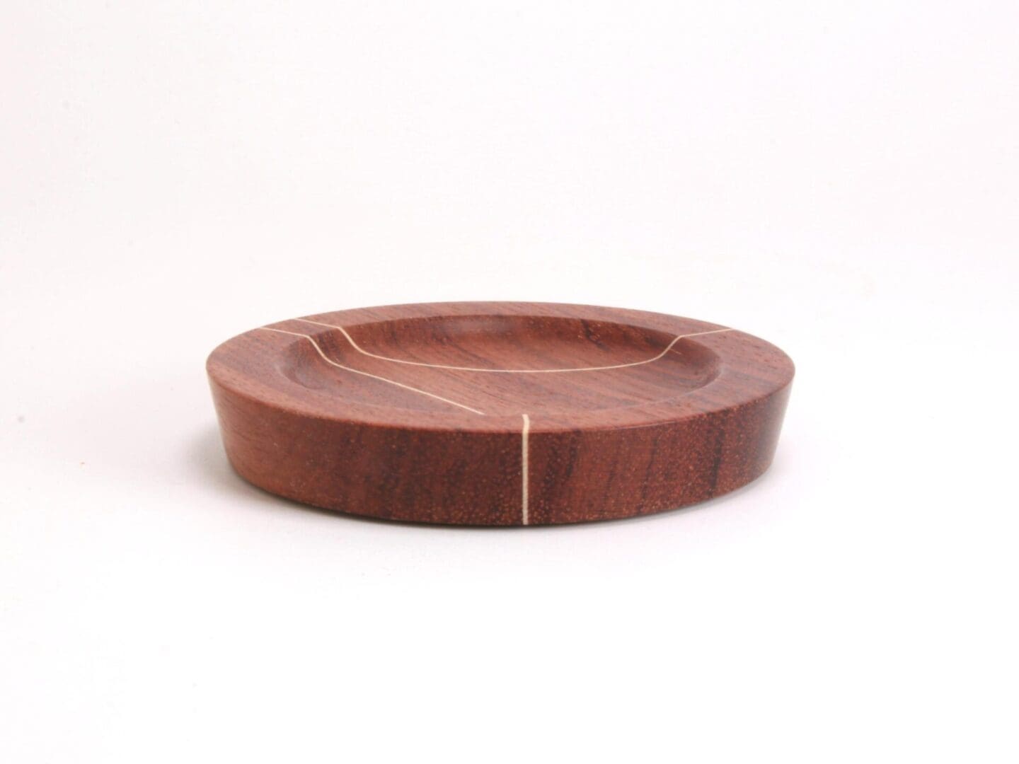 Red Ring/Jewellery/Trinket Bowl/Dish - Handmade from Wood