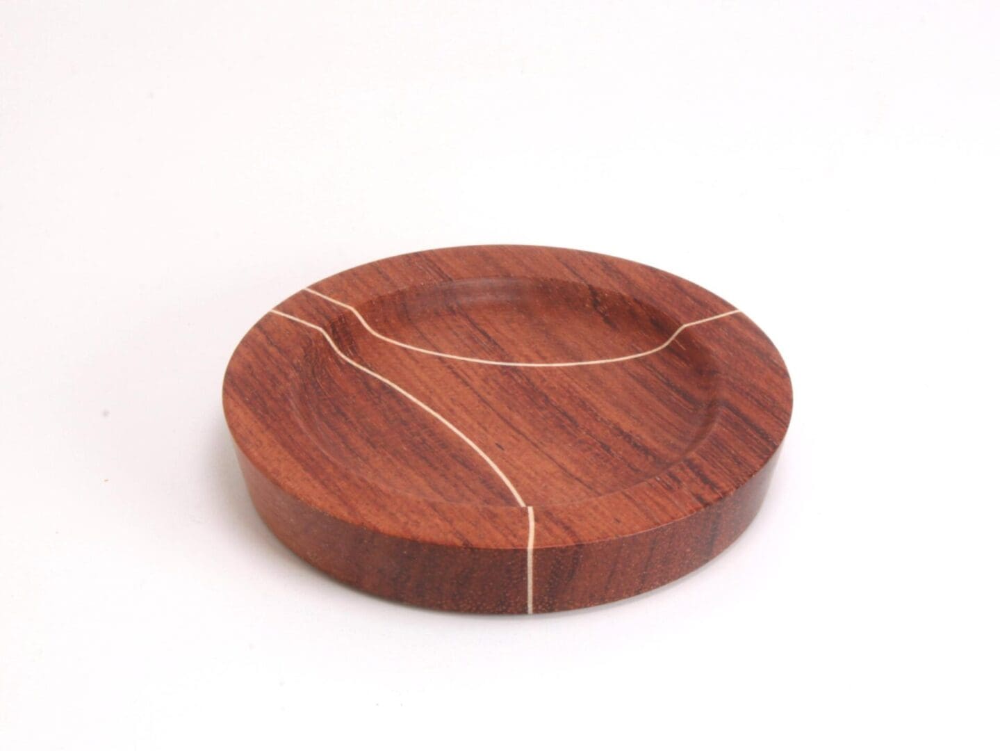 Red Ring/Jewellery/Trinket Bowl/Dish - Handmade from Wood