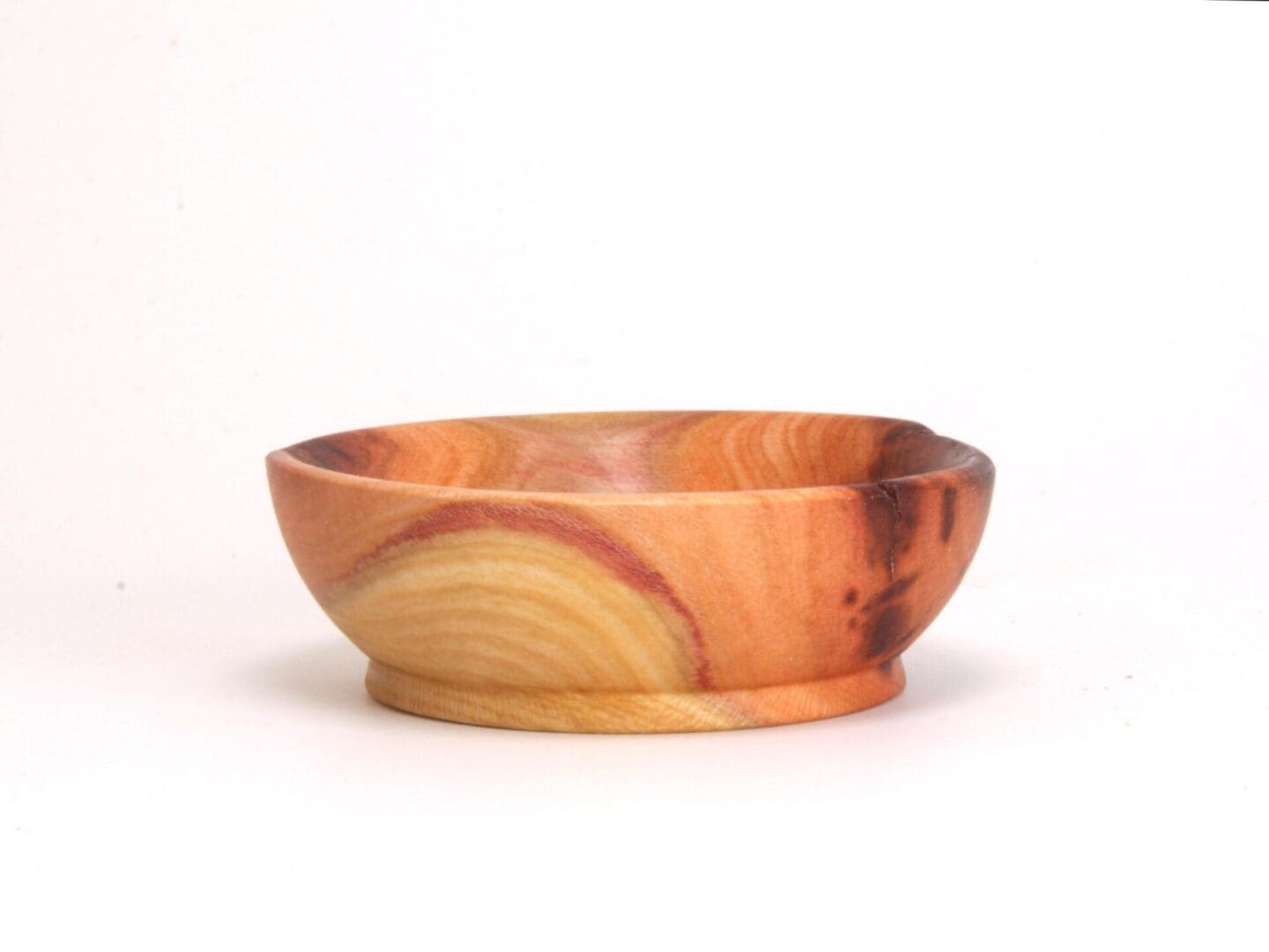 Tiny Wooden Bowl from Windfall Damson Tree