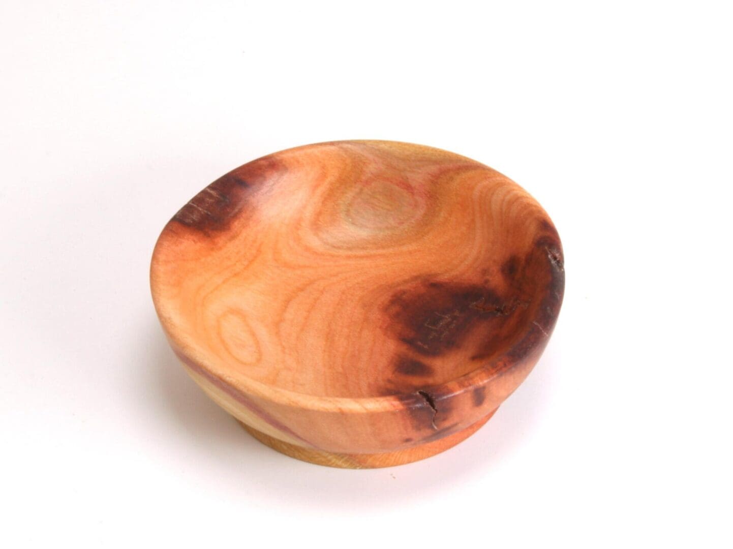 Tiny Wooden Bowl from Windfall Damson Tree