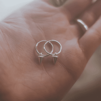 Silver Hoop Earrings